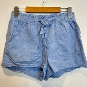 H&M Girl’s Drawstring Cotton Shorts Blue